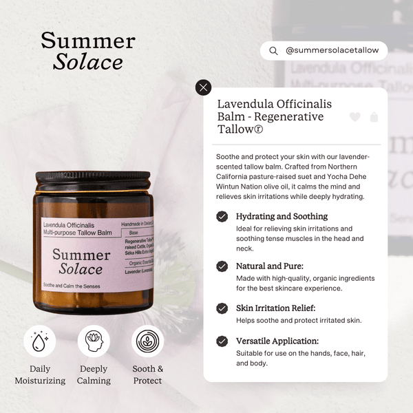 The Sun Collection | Uplifting Tallow Skincare & Candle Set