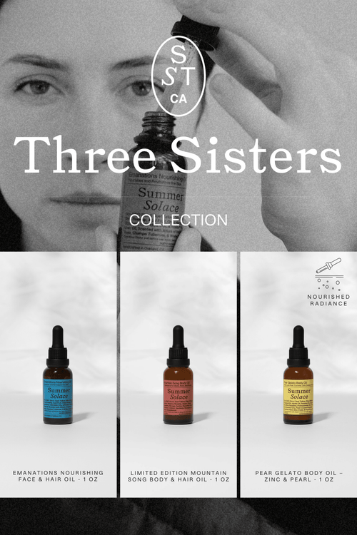 Three Sisters: Luxury Tallow Oil Trio – Face, Body & Hair Oils