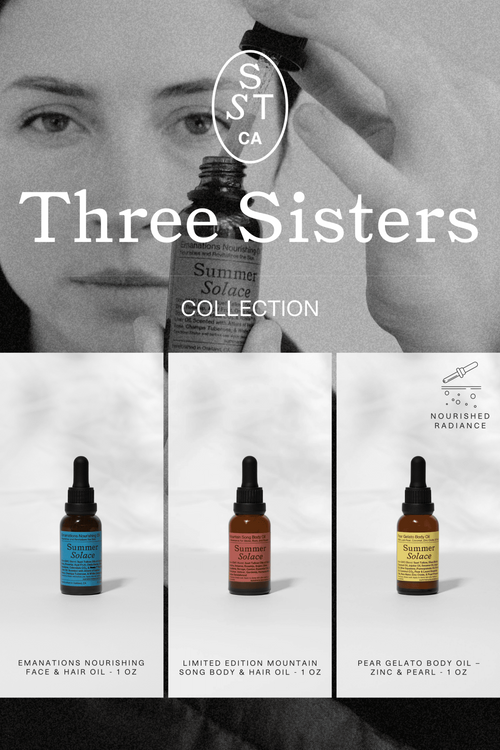 Three Sisters: Luxury Tallow Oil Trio – Face, Body & Hair Oils
