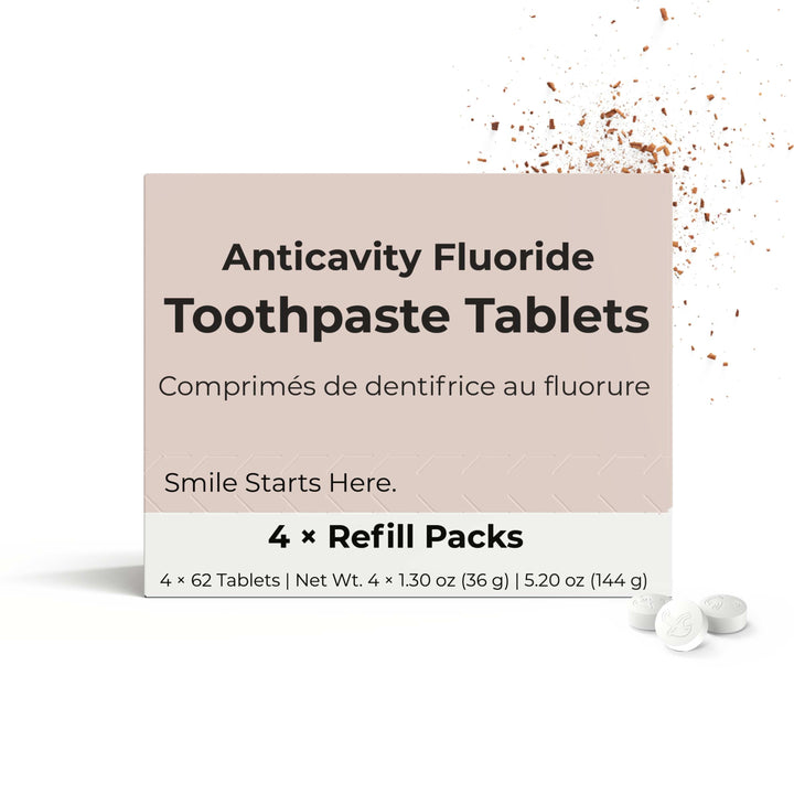 Fluoride Cinnamon Toothpaste Tablets — 4 Months