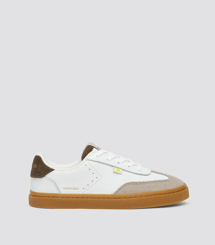 TOCA Pebbled Leather Gum White Suede Plaza Taupe Dark Khaki