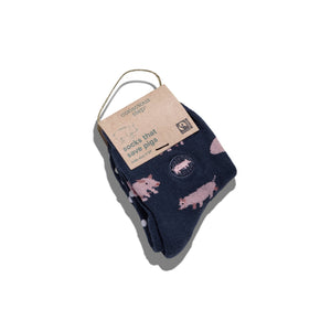 Kids Socks that Save Pigs