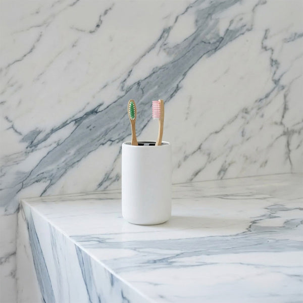Stoneware Toothbrush Holder