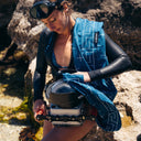 Ultralight Towel: Barton Dark Blue