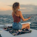 Ultralight Towel: Palms Night