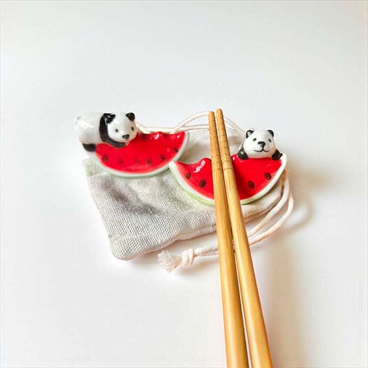 Panda & Watermelon Chopstick Rests