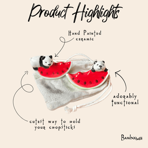 Panda & Watermelon Chopstick Rests