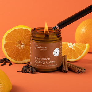 Cinnamon Orange Clove Jar Candle