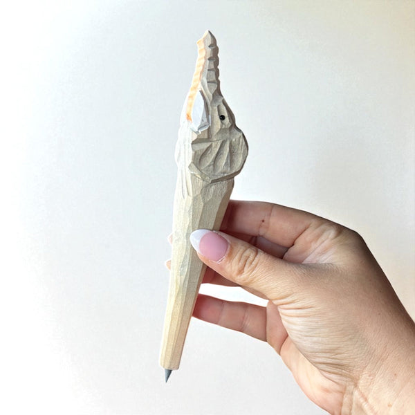 Kids Wooden Animal Never Ending Pencil