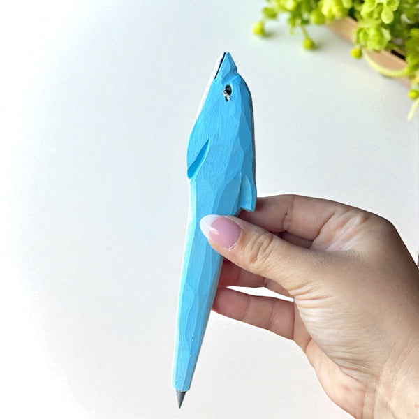 Kids Wooden Animal Never Ending Pencil