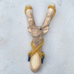 Wooden Kids Toy | Animal Slingshot