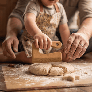 Wooden Dough Cutter Knife