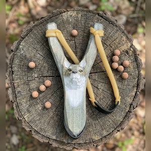 Wooden Kids Toy | Animal Slingshot