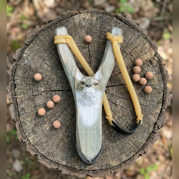 Wooden Kids Toy | Animal Slingshot