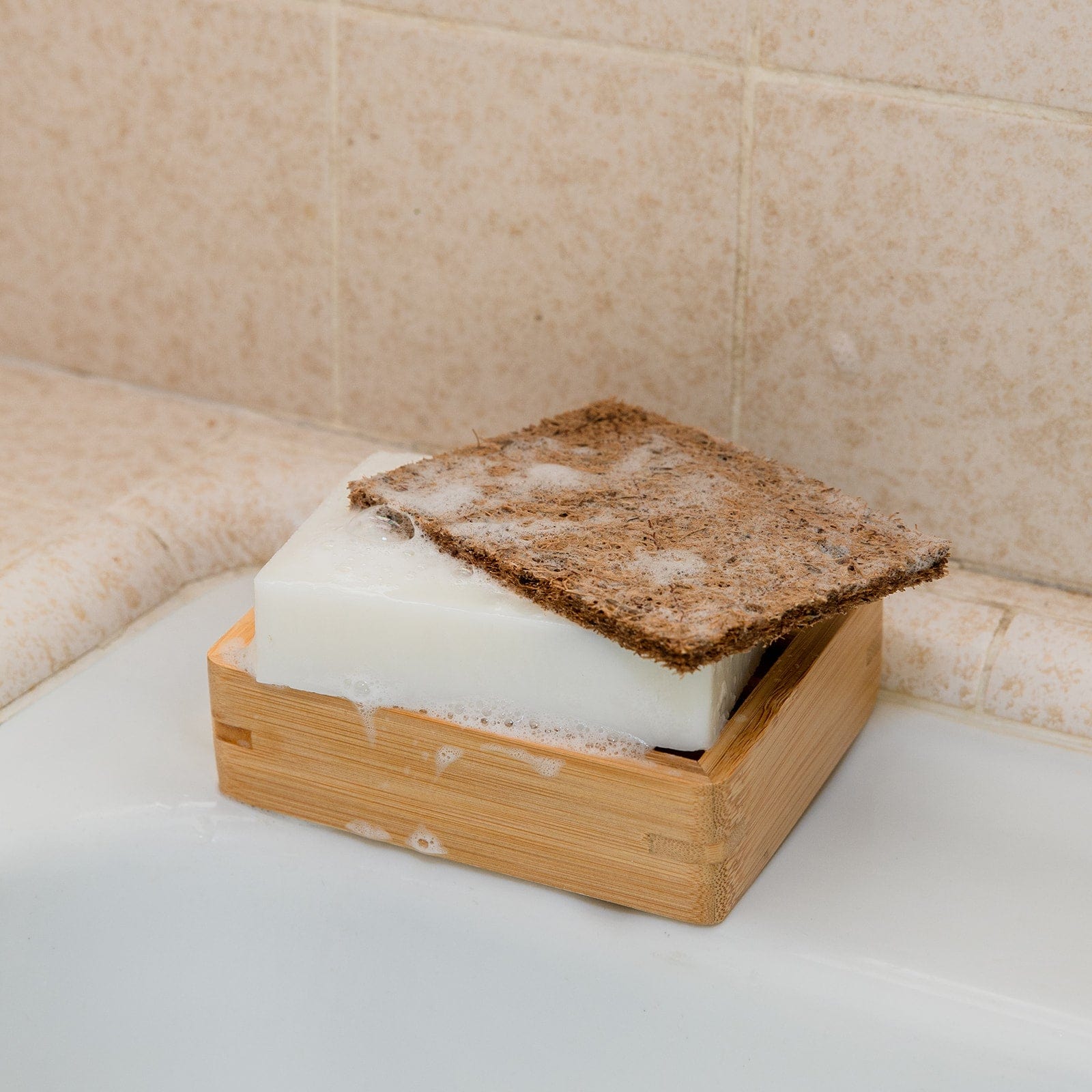 The Zero Waste Store Coconut Kitchen Scrubber - Thumbnail 3