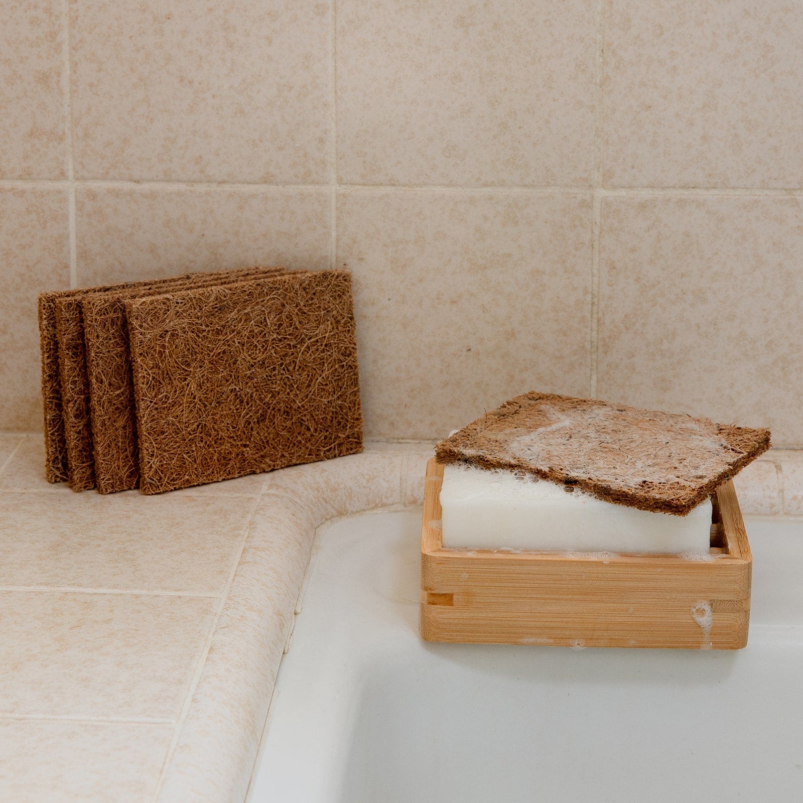 The Zero Waste Store Coconut Kitchen Scrubber - Thumbnail 4